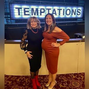 Asos maternity evening dress